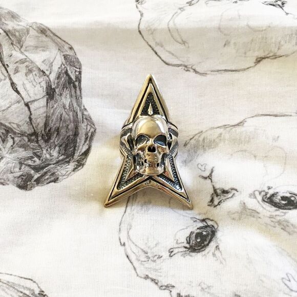Cody Sanderson Large Skull Star Ring - US9.5 - Picture 1 of 7